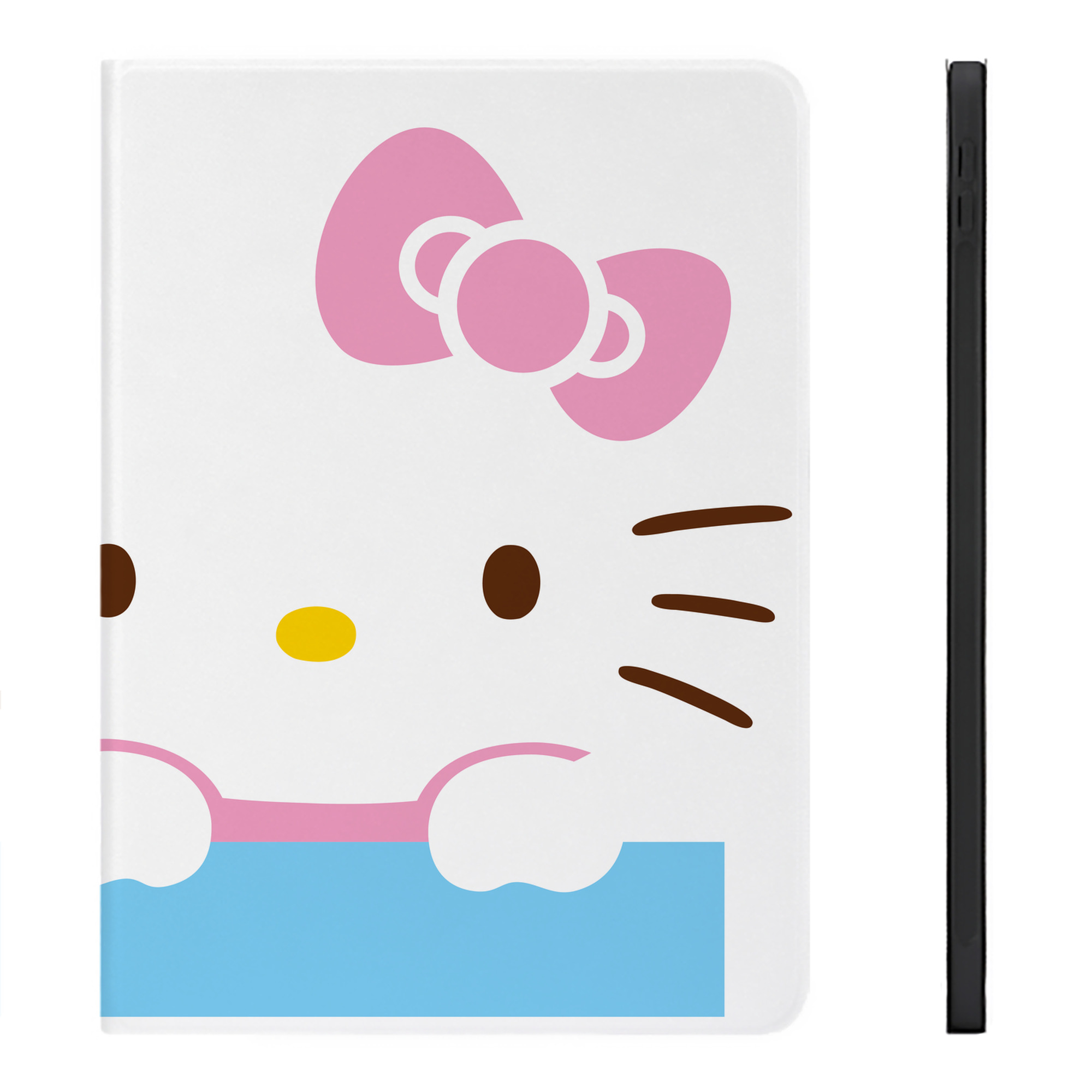 （画像用） Hello Kitty ハローキティ IPadケース ペンホルダー付き ブックスタイルデザイン